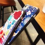 PC+TPU Graffiti Relief Painting Back Cover Cell Phone Case For iPhone 7 6s Plus