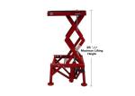 ET135 Hydraulic Motorcycle Lift Small Hydraulic Stationary Lift Platform For