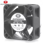 50x50x20 DC Cooling Fan Black Color For Electrical Fireplace / Oven / Wall