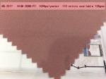 Stretch 60 inch Plain Crepe Fabric Polyester Textile Material 130gsm