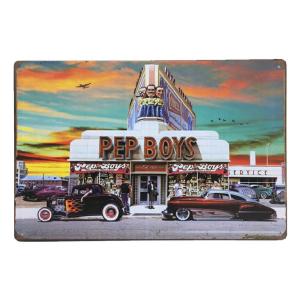 China Retro,Vintage,Rusted Metal Sign Tin Poster Home Decor Wall Art 20*30cm factory