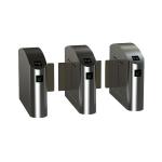 Acrylic Glass Full Height Sliding Turnstile Barrier Gate 24VDC