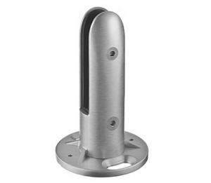 China Stainless Steel Floor Mounting Base Glass Clamp factory