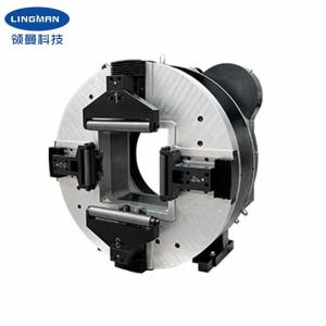 China Square Hole Latest Designed Pneumatic Rotary Chuck Full Stroke Laser Chuck factory