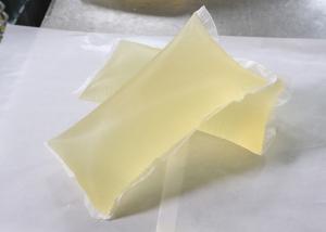 China Light yellow Hot Melt Rubber Adhesive For Foam Tapes factory