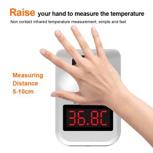 LED display Wall-mounted thermometer Touchless automatic infrared thermometer