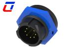7 Pin Electrical 12V Waterproof Wire Connectors IP67 M19 Quick Lock Cable
