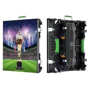 China 3840hz Rental LED Screen Aluminum Cabinet P2.976 500*500 Indoor Front Fixing Hard Link Curve Lock factory