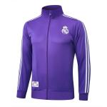 Real Madrid Purple Long Sleeved Football Training Suit Team Style Support
