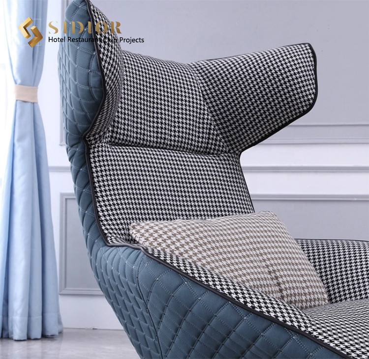 Modern leisure chair, high density foam, comfortable leather chair, living room lounge chair, leisure lounge chair