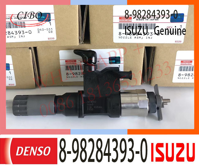 8-98284393-0 4HK1 ISUZU Diesel Engine Fuel Injector 095000-0660 095000-5000 095000-5012