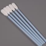 Round Head Cleanroom Swab Polypropylene Small Cotton Buds Microfiber Swabs For