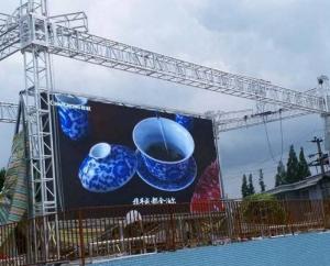 China 500x500 Cabinet Hanging LED Video Wall outdoor P2.6 P3.91 P4.81 factory