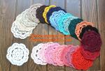 Hand made crochet doily, table cloth, Different styles of different Placemat