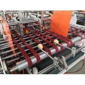 Semi Auto Lock Buttom Carton Folder Gluer Machine For Corrugated Box