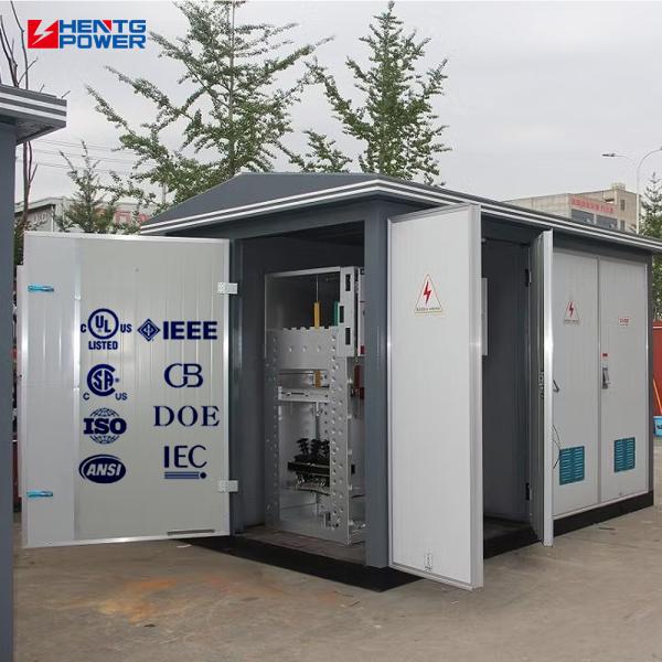 Compact Substation Box Type Substation with IP54 Protection Oil-Immersed Cooling