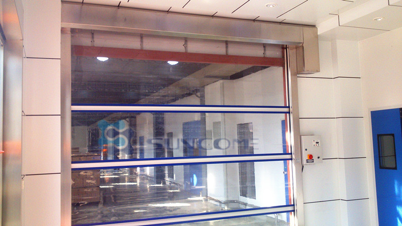 Smooth Operation High Speed Plastic Door For Workshop