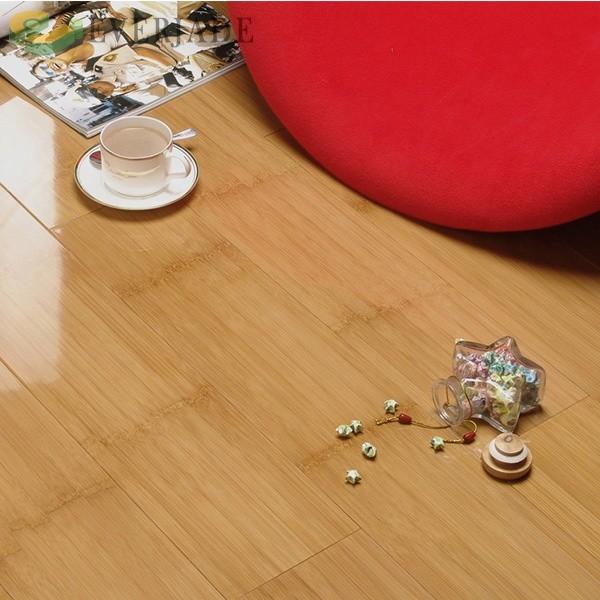 Hotel Solid Stranded Bamboo Modern Indoor Embossed Laminate Horizontal Natural
