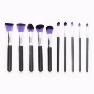 China 16-18cm Size Professional Makeup Brush Set Beauty Brush Set Print Logo factory
