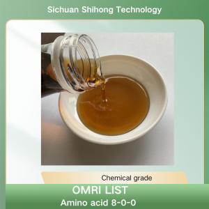 China OMRI list 50% Enzymolysis Amino Acid Organic Liquid Fertilizer 8% Organic Nitrogen factory