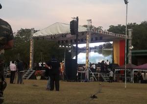 China P4.81 Outdoor Rental Curved Led Screen 500mmX500mm Led Panel 2 Years Warranty factory