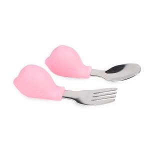 China Heat Insulation Silicone Spoon And Fork 18.5*3.5cm for Kitchen Use factory