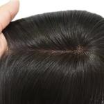 Top Quality 100% Remy Hair Women Toupee 14 16 inch natural black fine mono base