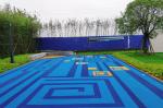 Colorful EPDM Rubber Running Track With Easy Installation Slip Resistant Surface
