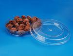 PET Clear Plastic Storage Jars , Round Shape Plastic Food Canisters 42G