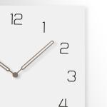 12 Inch Nordic Silent Square Kichen Wall Clocks White Grey Black Wooden Wall