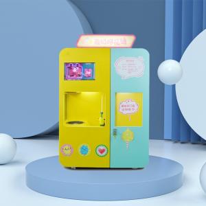 China High Capacity Smart Candy Floss Machine Coin Bill Payment 1750mm High factory