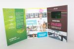 Paper Material Digital LCD Video Brochure Card CE FCC ROHS Approved