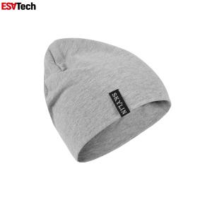 Fluorescent Running Hat High Visibility Knit Reflective Patch Beanie