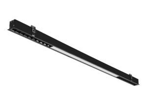 China IP20 LED Linear Lighting Fixture / Linear Black Pendant Light 220 - 240VAC factory
