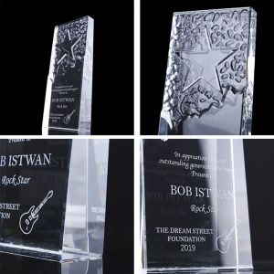 China Honor Of Crystal Custom New Design 3d Blank Star Type Trophy Crystal Award Crystal Cup For Home Decorations on sale