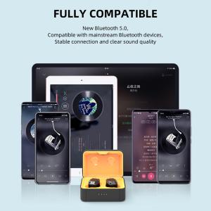China ABS Military Material Sport Wireless Bluetooth Earphones With Ture Stereo Sound factory
