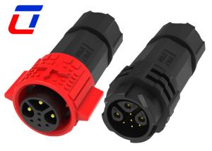 China Red Color Multic Pin Waterproof Circular Connectors PA66 8 Pin Circular Connector factory