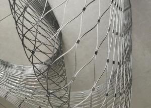 China Good Flexible Rope Mesh Stainless Steel For Suspended Safety factory