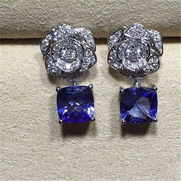 PG piaget rose series earrings gold diamond 18k gold white gold yellow gold rose