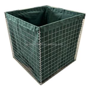 China Customizable Welding Pattern Hot Dipped Galvanized Flood Barrier Gabion for Defensive factory