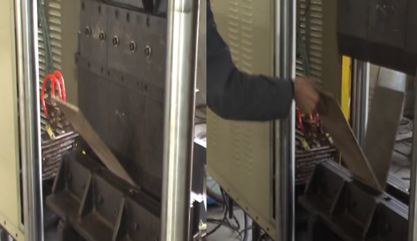 950mm Oil Tank Stroke Model HQ360-900 CNC Plate Sheet Heating Bending Machine 4.2x4.5x4.1m Overall Size