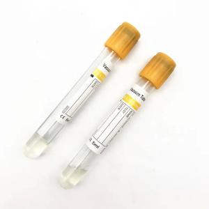 China Glass PRP SST Blood Test Tube With Separating Gel Customized factory