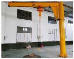 Pillar Mounted Jib Rotating Crane Working Customized In Warahouse