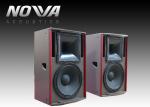 300 W Single 12 Inch Live Music Speakers , 8Ohm Live Pro Audio Speaker