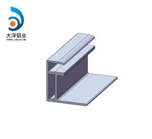 China ISO 20 Series Solar Panel Frame Structure Mill Finish Anodizing factory