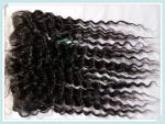 Malaysian virgin remy hair lace frontal 13''x4'' ,natural color deep wave 10''