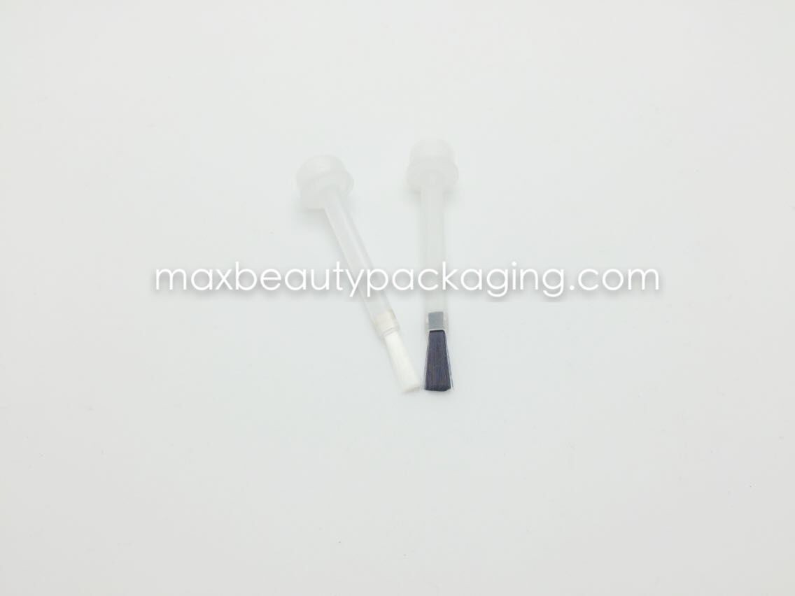 nail polish brush flat brush with 600 original dupont filaments different stem size and hair nail polish packaging