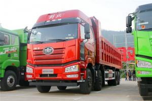 China FAW J6P Lhd Heavy Duty Dump Truck 8*4 Low Tipper Rigid Capacity / 40 Ton Dumper on sale