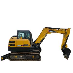 China Used SANY SY55C Hydraulic Crawler Mini Excavator Digger Agriculture Construction factory