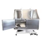 Fully Welded Stainless Steel Dog Wash Tub With Remote / Pedal Control Electric